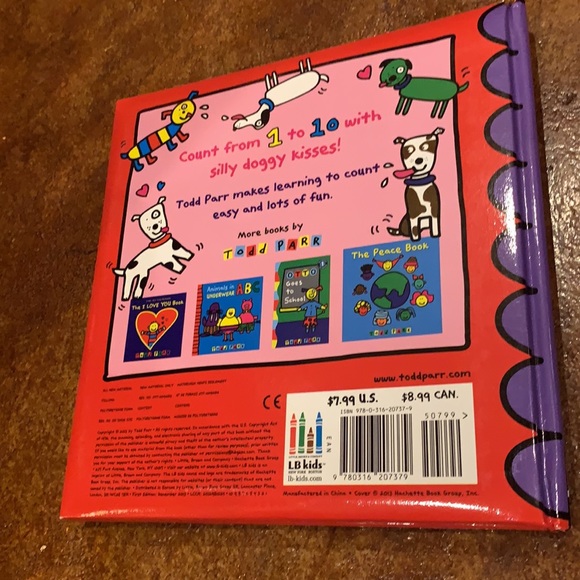 Doggy Kisses 123 Book - Picture 2 of 7